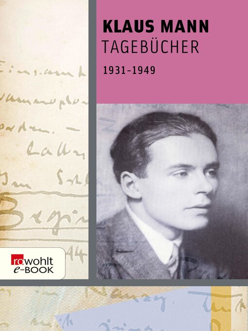Title details for Tagebücher 1931 bis 1949 by Klaus Mann - Available
